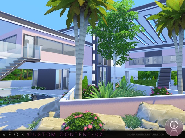 Sims 4 VEOX house by TSR Archive at TSR