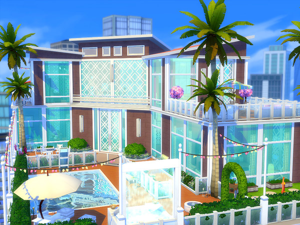 Sims 4 Luxury Penthouse by sharon337 at TSR