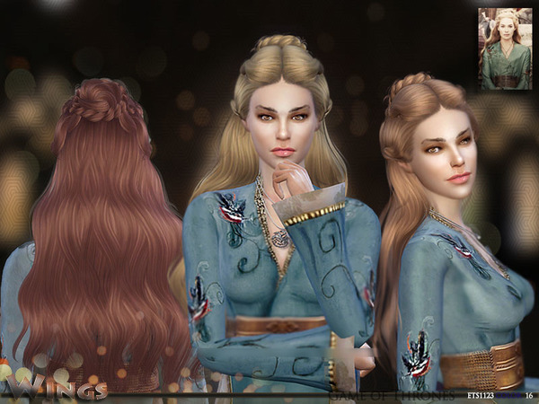 Sims 4 ETS1123 F hair by wingssims at TSR
