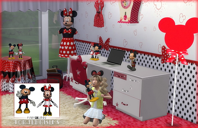 Sims 4 Mickey & Minnie Toys Faby at Jenni Sims