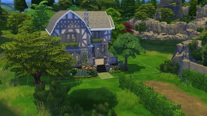 Sims 4 Woodland Cottage by PolarBearSims at Mod The Sims
