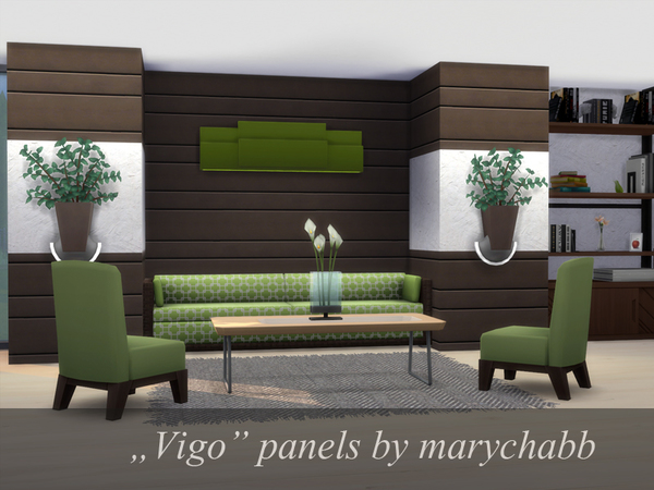 Sims 4 Vigo panels by marychabb at TSR