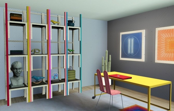 Sims 4 #CCforAnette shelf at Baufive – b5Studio