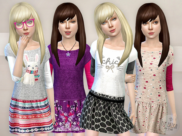 Sims 4 Designer Dresses Collection P55 by lillka at TSR