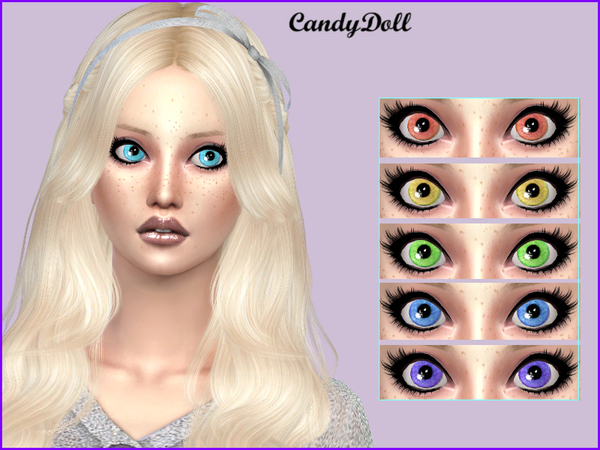 Sims 4 Stunning Eyes by CandyDolluk at TSR