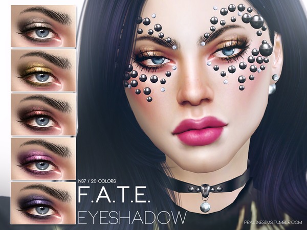 Sims 4 F.A.T.E. Eyeshadow N37 by Pralinesims at TSR