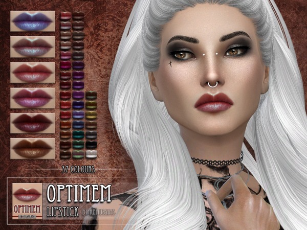Sims 4 Optimem Lipstick by RemusSirion at TSR