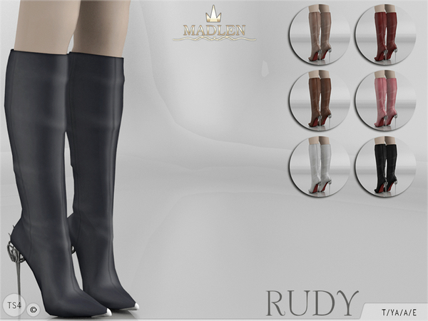 Sims 4 Madlen Rudy Boots by MJ95 at TSR