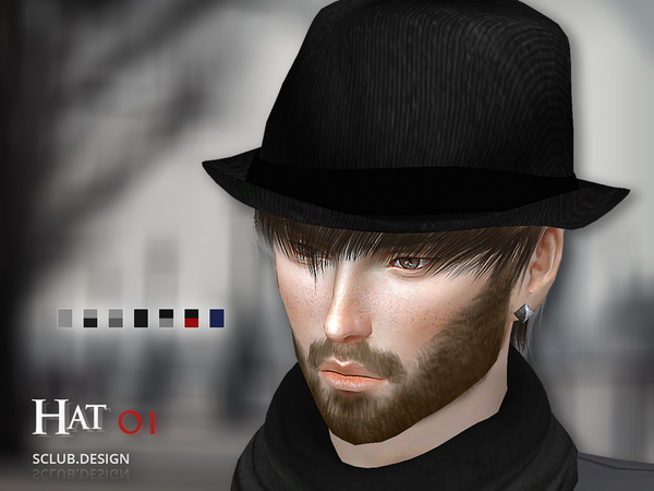 Sims 4 MK Hat N1 by S Club at TSR