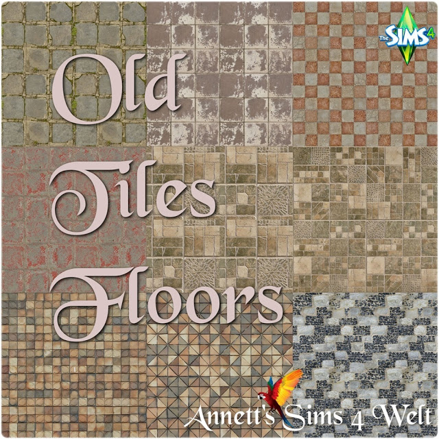 Sims 4 Old Tiles Floors at Annett’s Sims 4 Welt