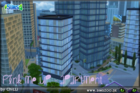 Pink Me Up apartment by ChiLLi at Blacky’s Sims Zoo