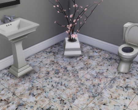 Glossy Granite Floor Tiles by Madhox at Mod The Sims