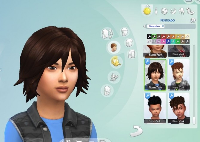 Sims 4 Adrien Hair for Boys at My Stuff