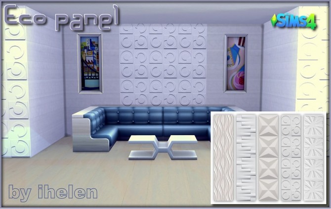 Sims 4 Eco panel by ihelen at ihelensims