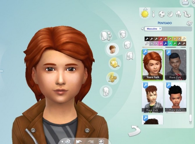 Sims 4 Wavy Long Hair for Boys at My Stuff