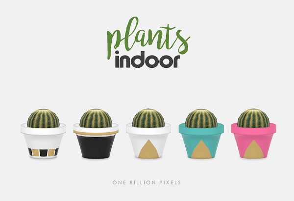 Sims 4 Indoor Plants at One Billion Pixels