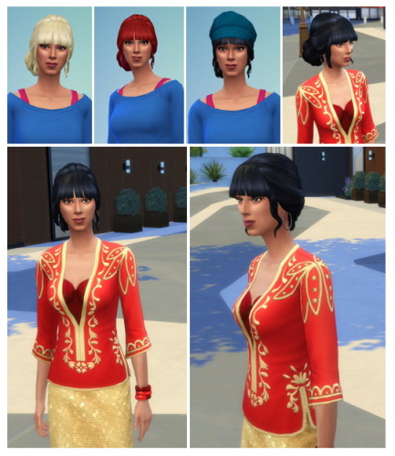 Indian Knot With Bangs At Birksches Sims Blog Sims 4 Updates