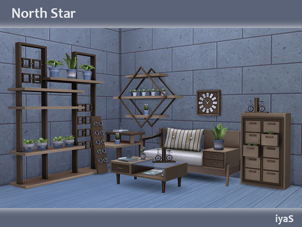 Sims 4 North Star set by soloriya at TSR