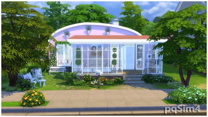 Sims 4 Monik Beauty Home by Mary Jiménez at pqSims4