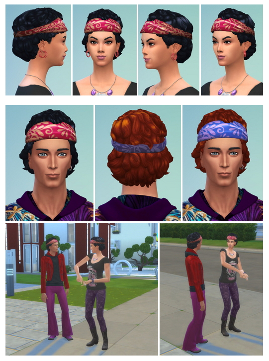 Sims 4 Curls with Headband at Birksches Sims Blog