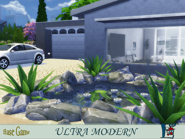 Sims 4 Ultra modern house by evi at TSR