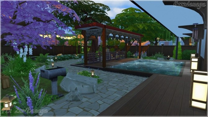 Sims 4 Spa Hoshi Ryokan by Zzz Danaya at ihelensims