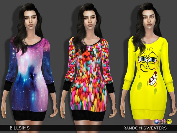 Sims 4 Random Sweaters by Bill Sims at TSR