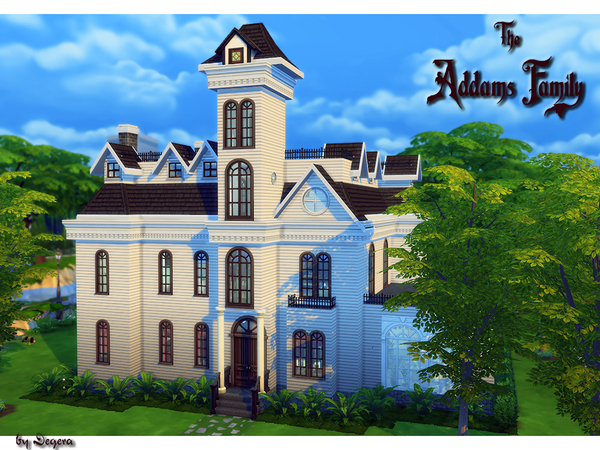 Sims 4 The Addams Family Manor by Degera at TSR