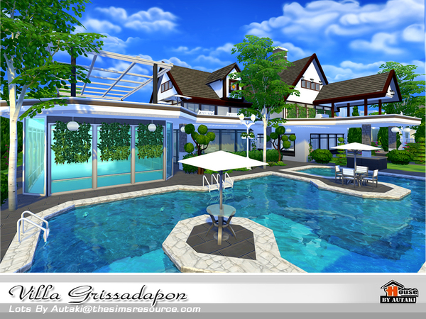 Sims 4 Villa Grissadapon by autaki at TSR