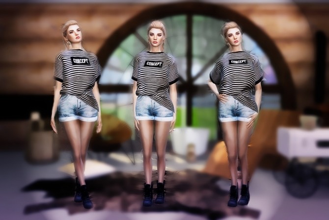 Sims 4 Casual female poses at Cloe Sims