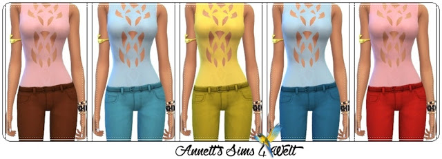 Sims 4 City Outfit Part 2 at Annett’s Sims 4 Welt