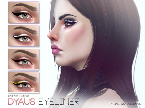Sims 4 Dyaus Eyeliner N50 by Pralinesims at TSR
