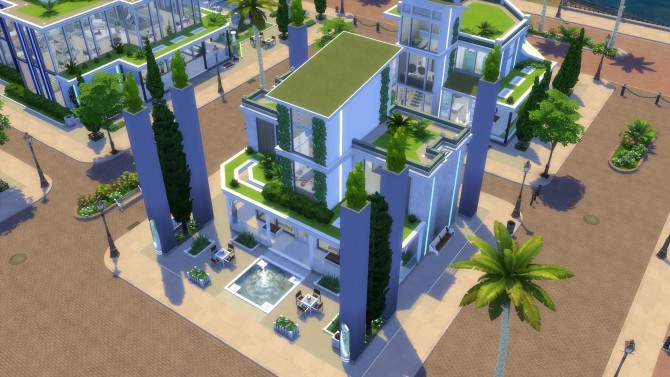Sims 4 Verglas Dip Ice Cream Parlor NO CC by JasonRMJ at Mod The Sims