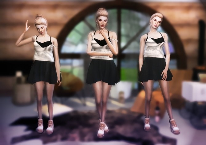 Sims 4 Casual female poses at Cloe Sims
