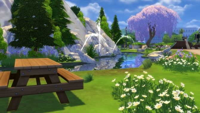 Sims 4 Tranquil Mountain and Midnight Cave by Snowhaze at Mod The Sims