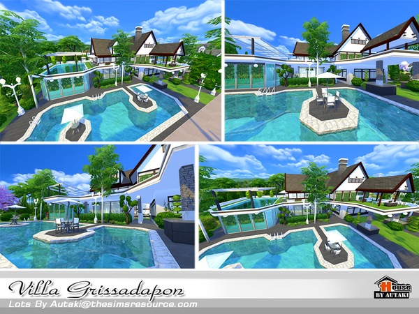 Sims 4 Villa Grissadapon by autaki at TSR