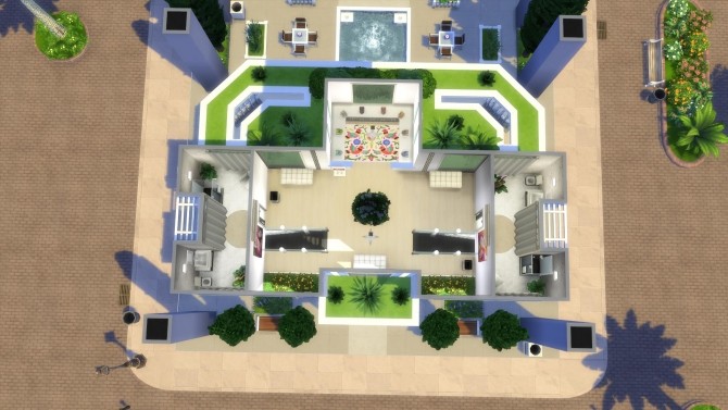 Sims 4 Verglas Dip Ice Cream Parlor NO CC by JasonRMJ at Mod The Sims