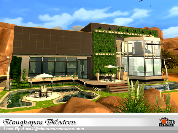 Sims 4 Kongkapan Modern by autaki at TSR