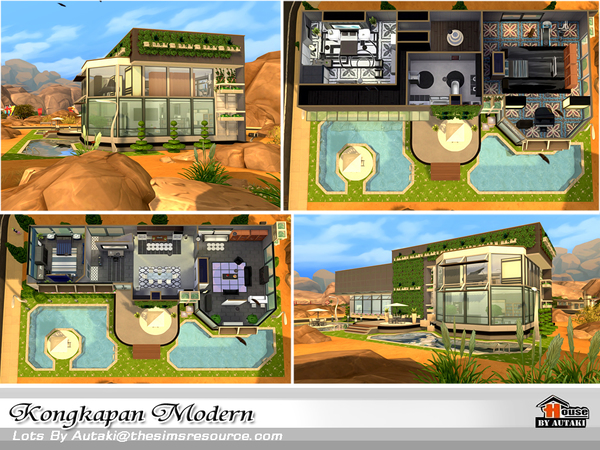 Sims 4 Kongkapan Modern by autaki at TSR