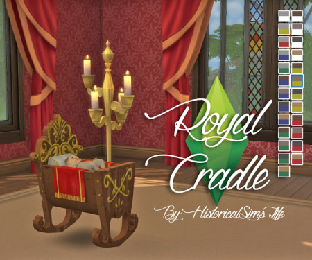 Royal Cradle Conversion from The Sims Medieval by Anni K at Historical Sims Life