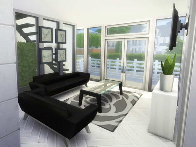 Sims 4 189 Parish St. NO CC house by kopipechan at Mod The Sims