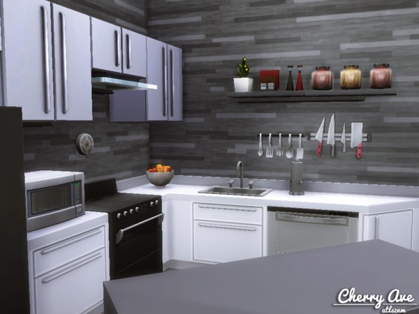 Sims 4 Cherry Ave house by atlsznm at TSR