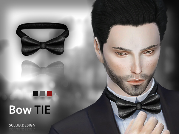 Sims 4 Bow Tie by S Club MK at TSR