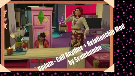 Update Call Anytime + Relationship Scumbumbo’s Mod by catalina_45 at Mod The Sims