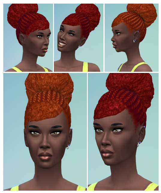 Sims 4 Mahalia Hair at Birksches Sims Blog