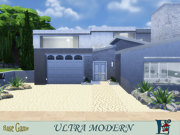 Sims 4 Ultra modern house by evi at TSR