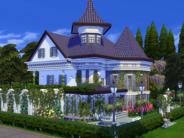 Sims 4 Pasja house by marychabb at TSR