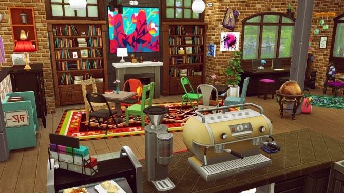 Sims 4 Utopia Cafe at Jenba Sims