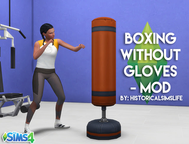Sims 4 Boxing Without Gloves Mod by Anni K at Historical Sims Life