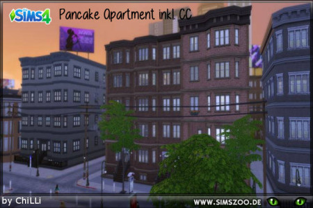 Pancakes Apartment by ChiLLi at Blacky’s Sims Zoo